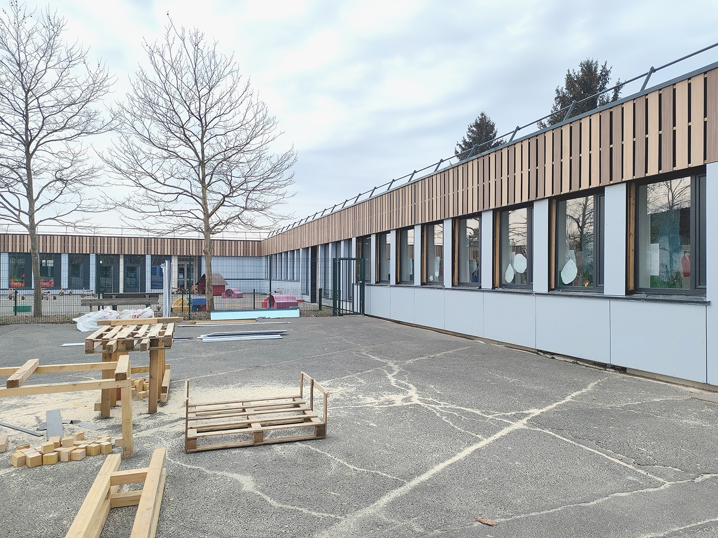 avancement chantier santeny