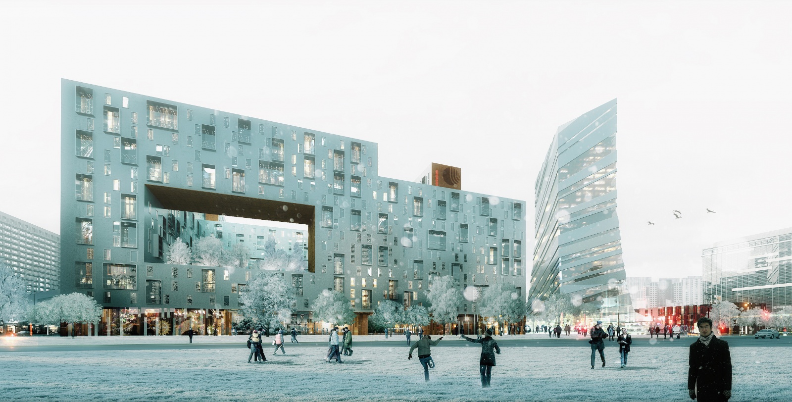 Ensemble immobilier mixte / Yizhuang SOHO