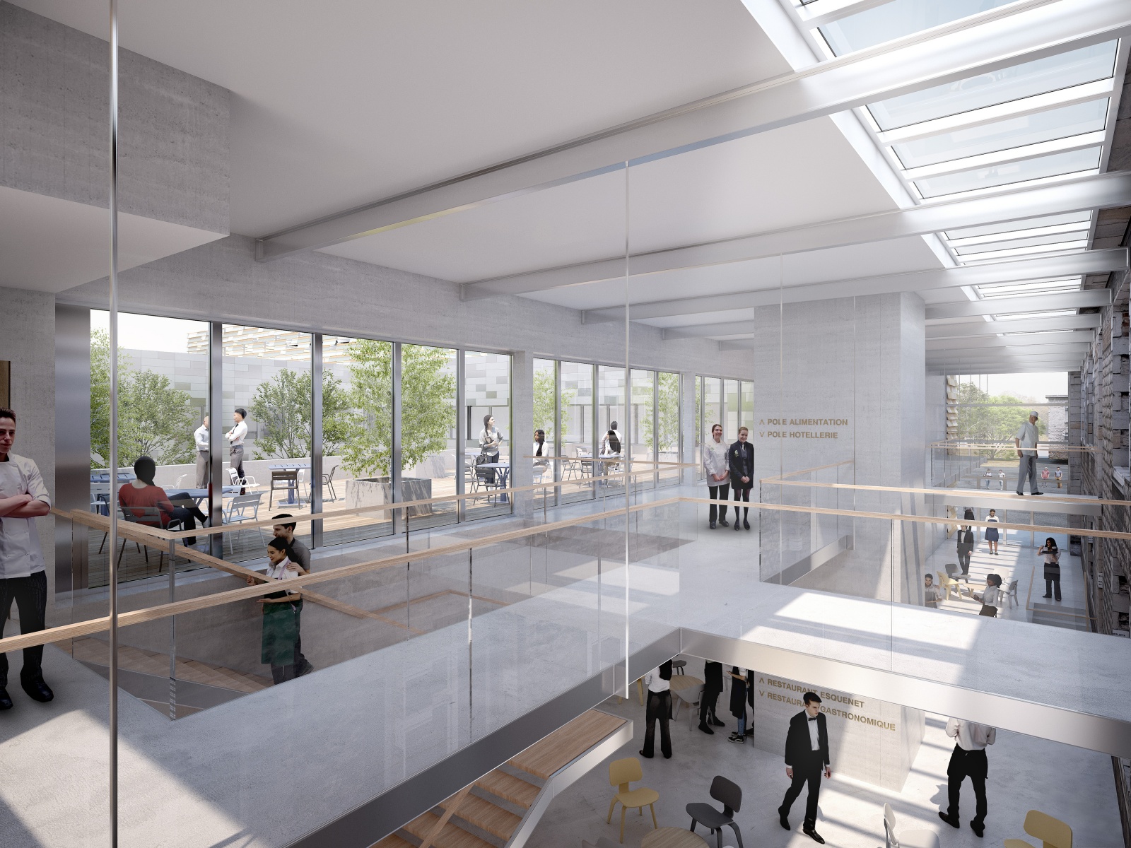 Rehabilitation & extension of Gustave Eiffel hotel and catering school