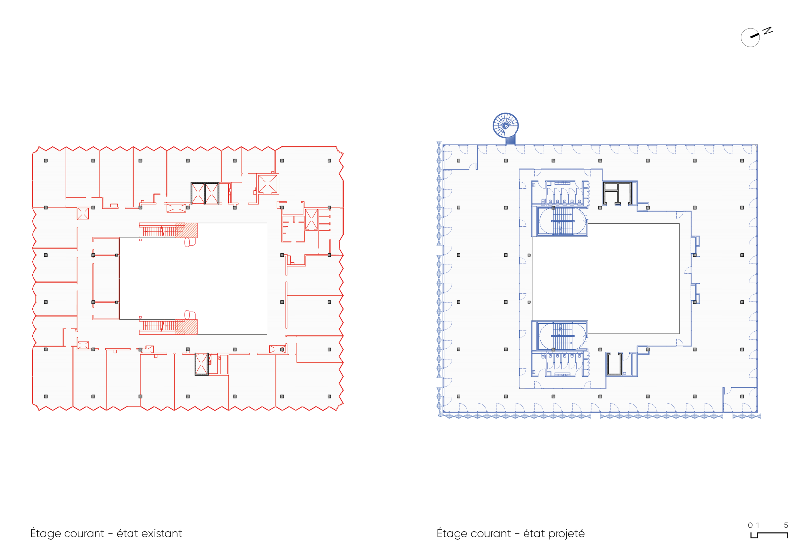 Réhabilitation de l'immeuble de bureaux Urban