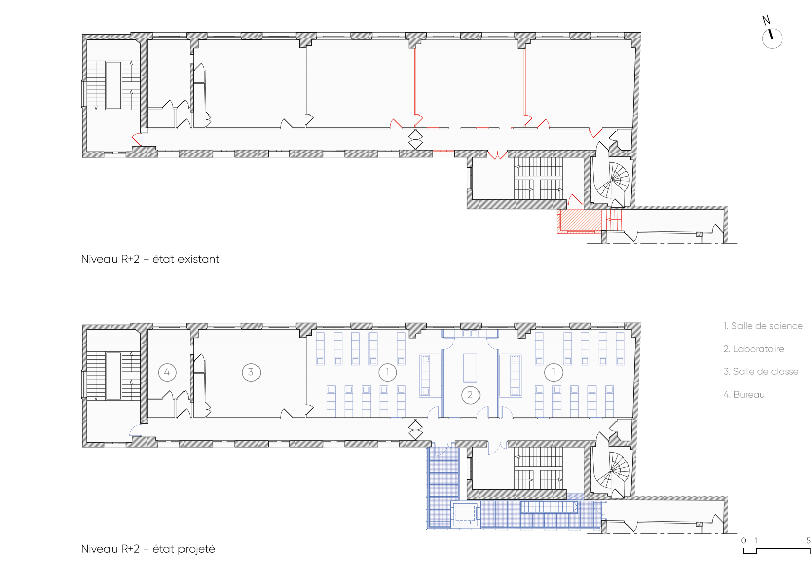 Réhabilitation & extension du collège G. Courteline