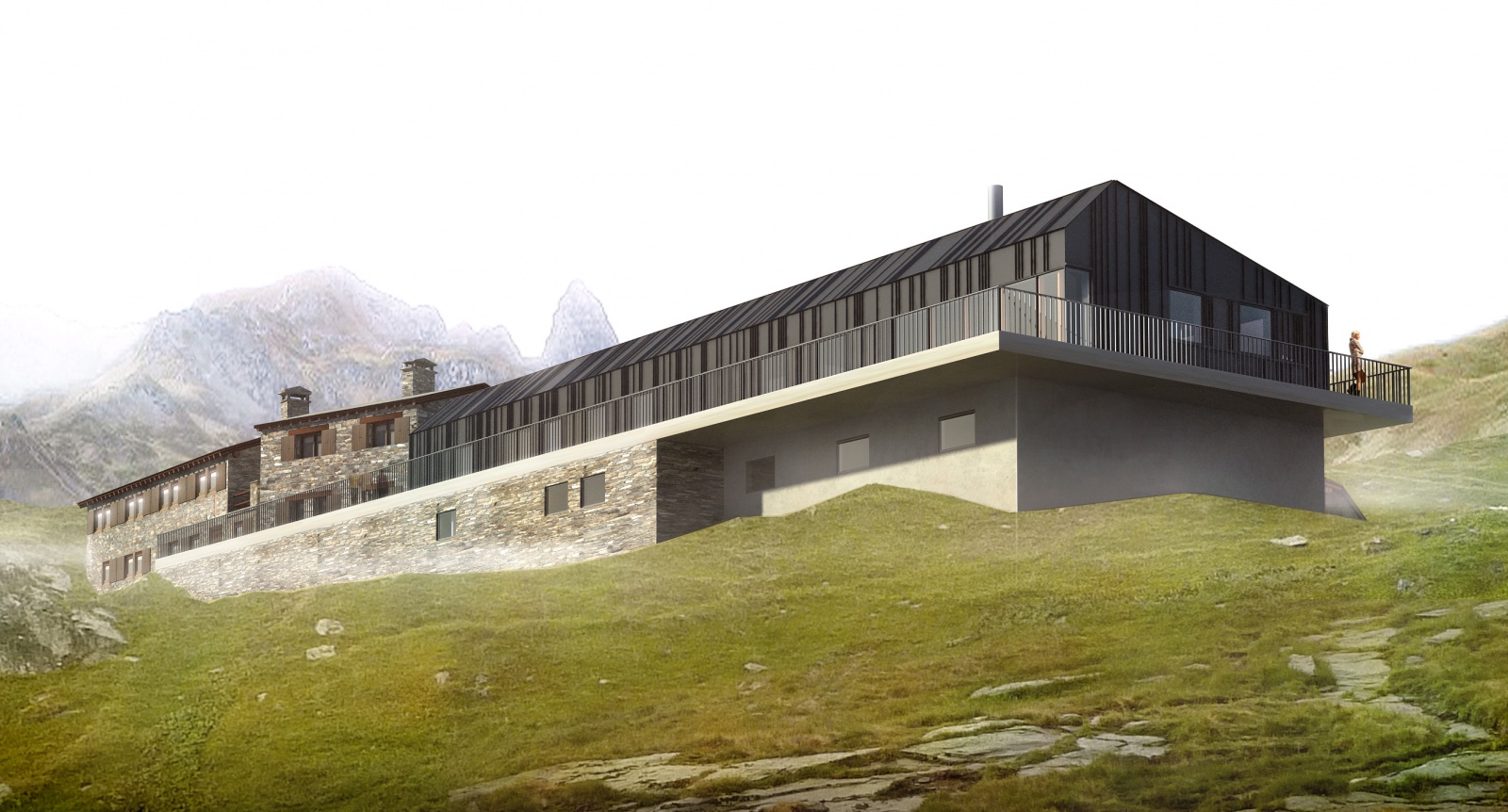 Rehabilitation & extension of the Arpont shelter