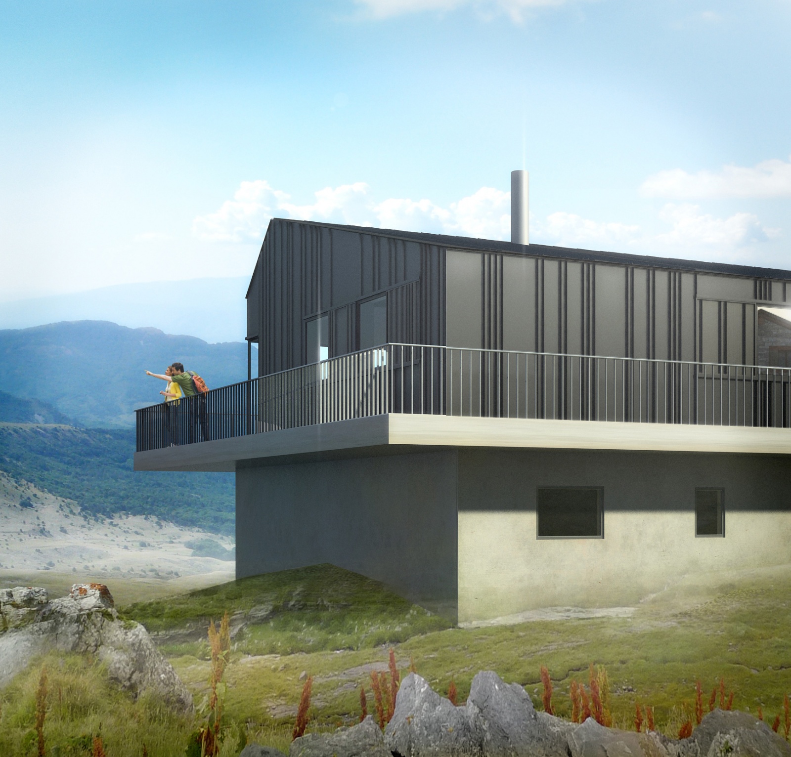 Rehabilitation & extension of the Arpont shelter