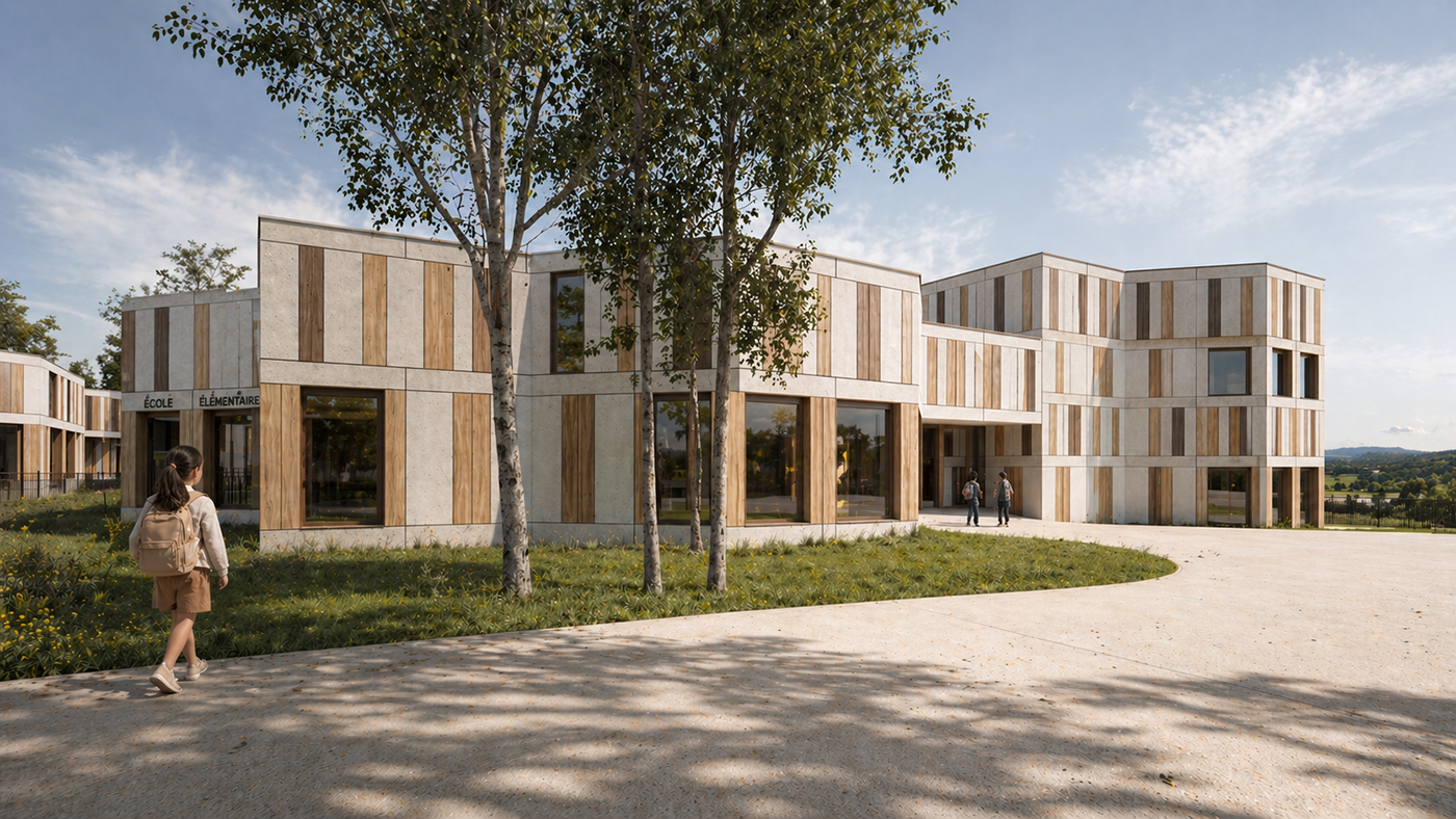 rénovation énergétique du groupe scolaire la ravinière